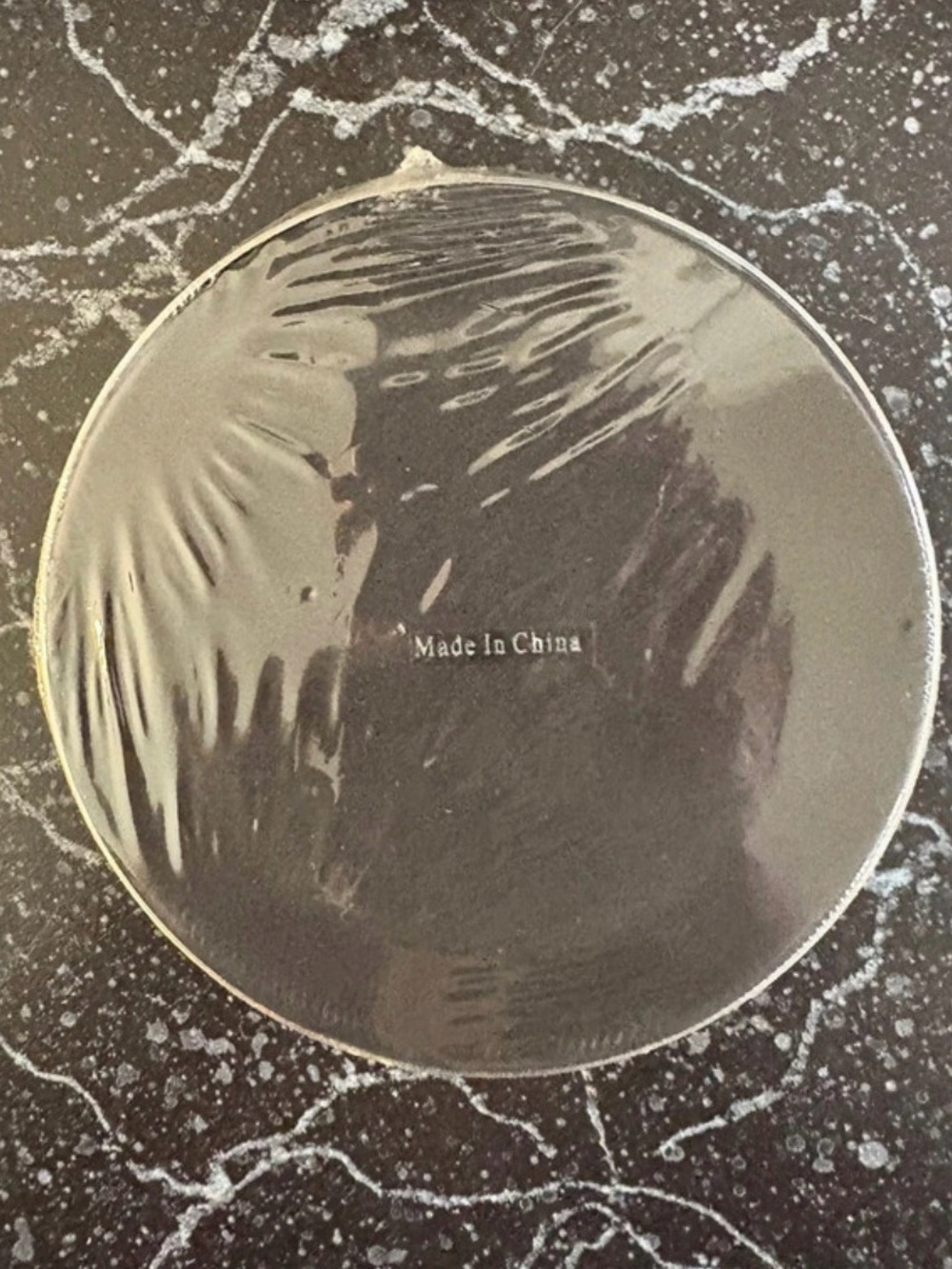 Jack Daniels Black and Silver Round Decorative Coaster - Picture 2 of 4